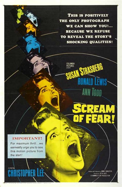 Taste of Fear Movie Posters From Movie Poster Shop