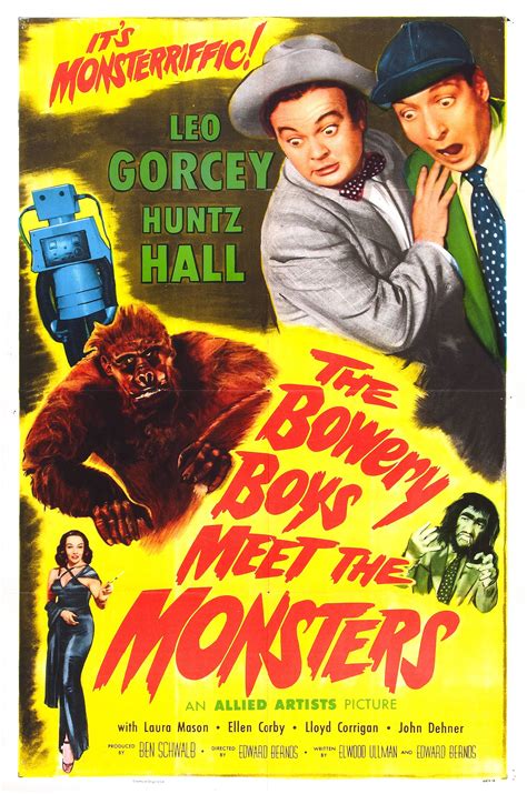Poster for The Bowery Boys Meet the Monsters (1954, USA ...
