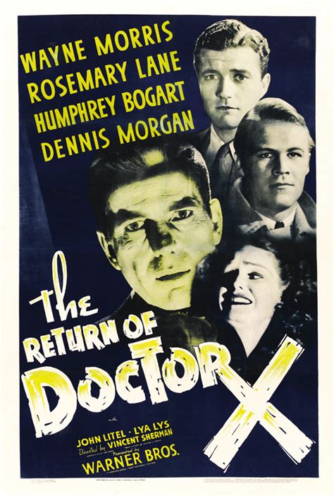 The Return of Doctor X Movie Posters From Movie Poster Shop