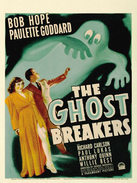 The ghost breakers 1940 Bob Hope cult Horror Movie poster ...