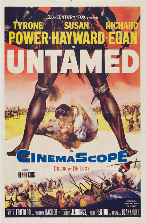 Untamed (1955) - Posters — The Movie Database (TMDb)