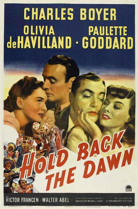 Hold Back the Dawn Movie Posters From Movie Poster Shop