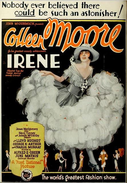 Vintage Film Advert for Colleen Moore in Irene 1926 ...