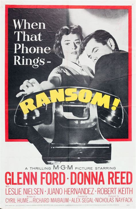 Ransom! (1956) starring Glenn Ford & Donna Reed | Hooray ...