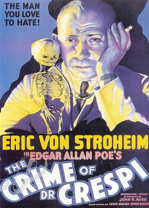 The Crime Of Dr. Crespi DVD (1935) Erich Von Stroheim Rare ...