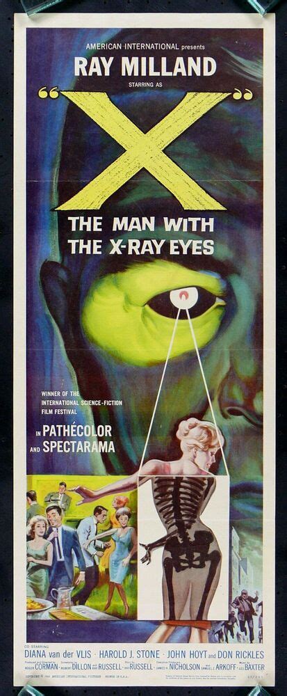 X THE MAN WITH THE X-RAY EYES * CineMasterpieces ORIGINAL ...