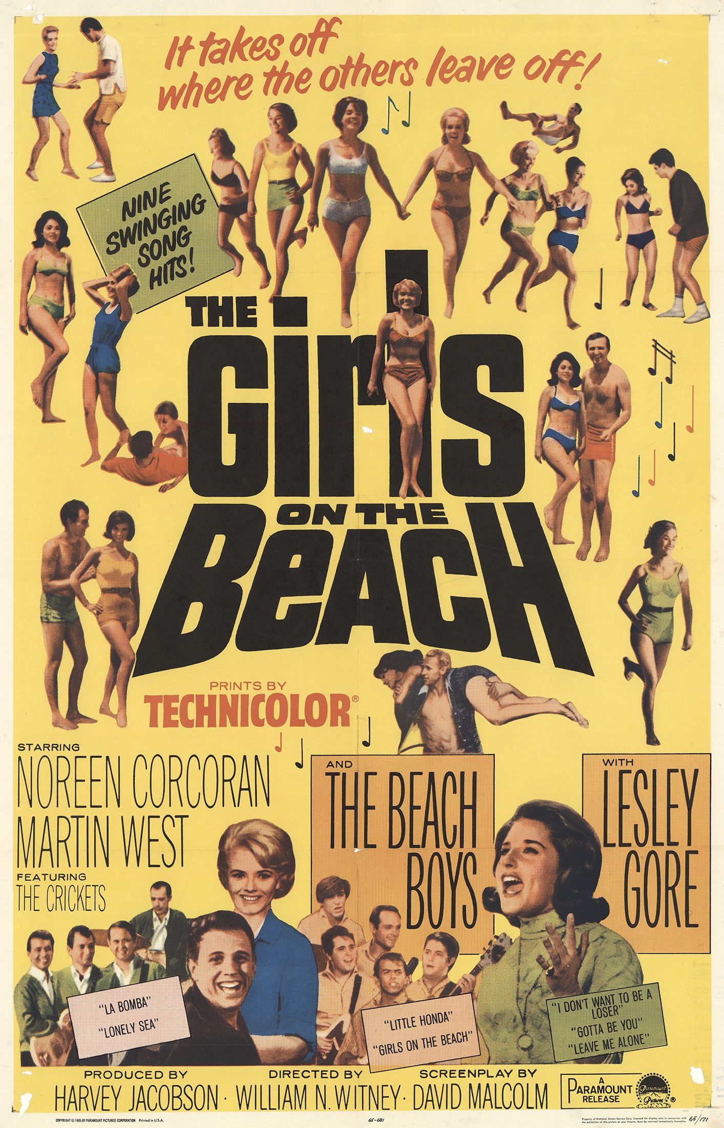 The Girls on the Beach [1965]