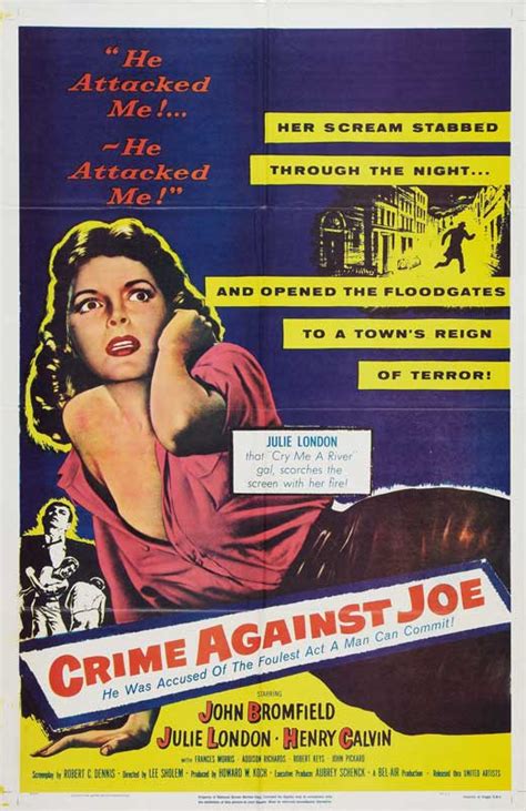 Crime Against Joe Movie Posters From Movie Poster Shop