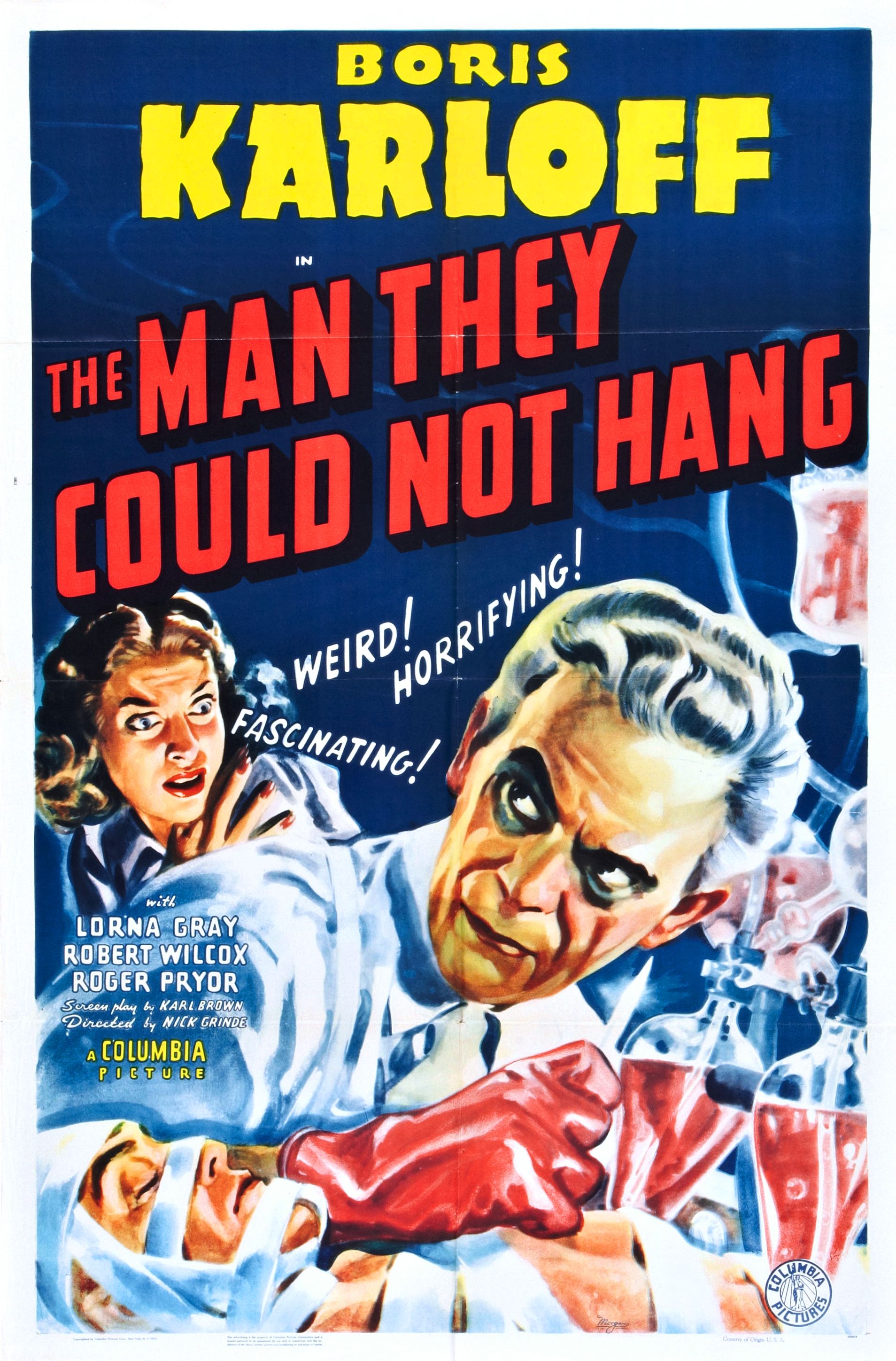 The Man They Could Not Hang [1939]