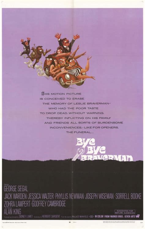 Bye Bye Braverman Movie Posters From Movie Poster Shop