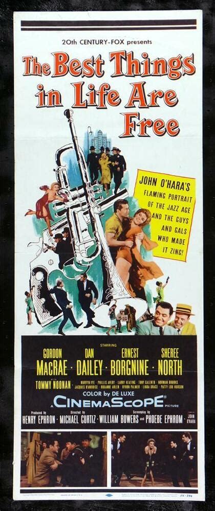 THE BEST THINGS IN LIFE ARE FREE - 14x36 Original Movie ...
