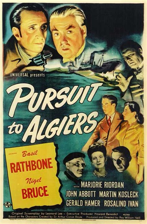 Pursuit to Algiers Movie Posters From Movie Poster Shop