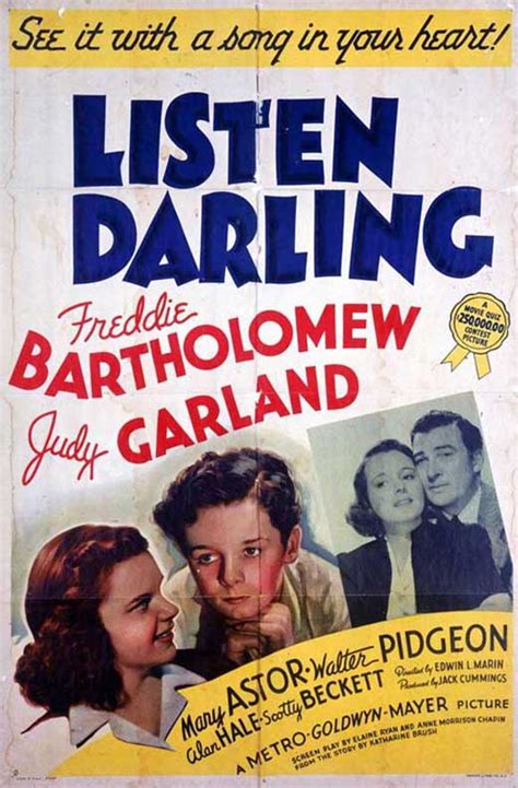 Listen, Darling Movie Posters From Movie Poster Shop